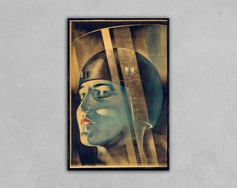 Metropolis Film Poster - Klebrand, 1926 poster reprint