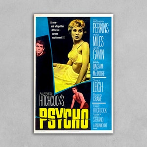 Psycho 1960 Kinofilm Poster Reprint