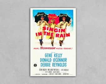 Singin' in the Rain 1952 Poster Nachdruck