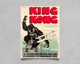 映画ポスター キングコング アナコンダ ヴィンテージ物 映画ポスター