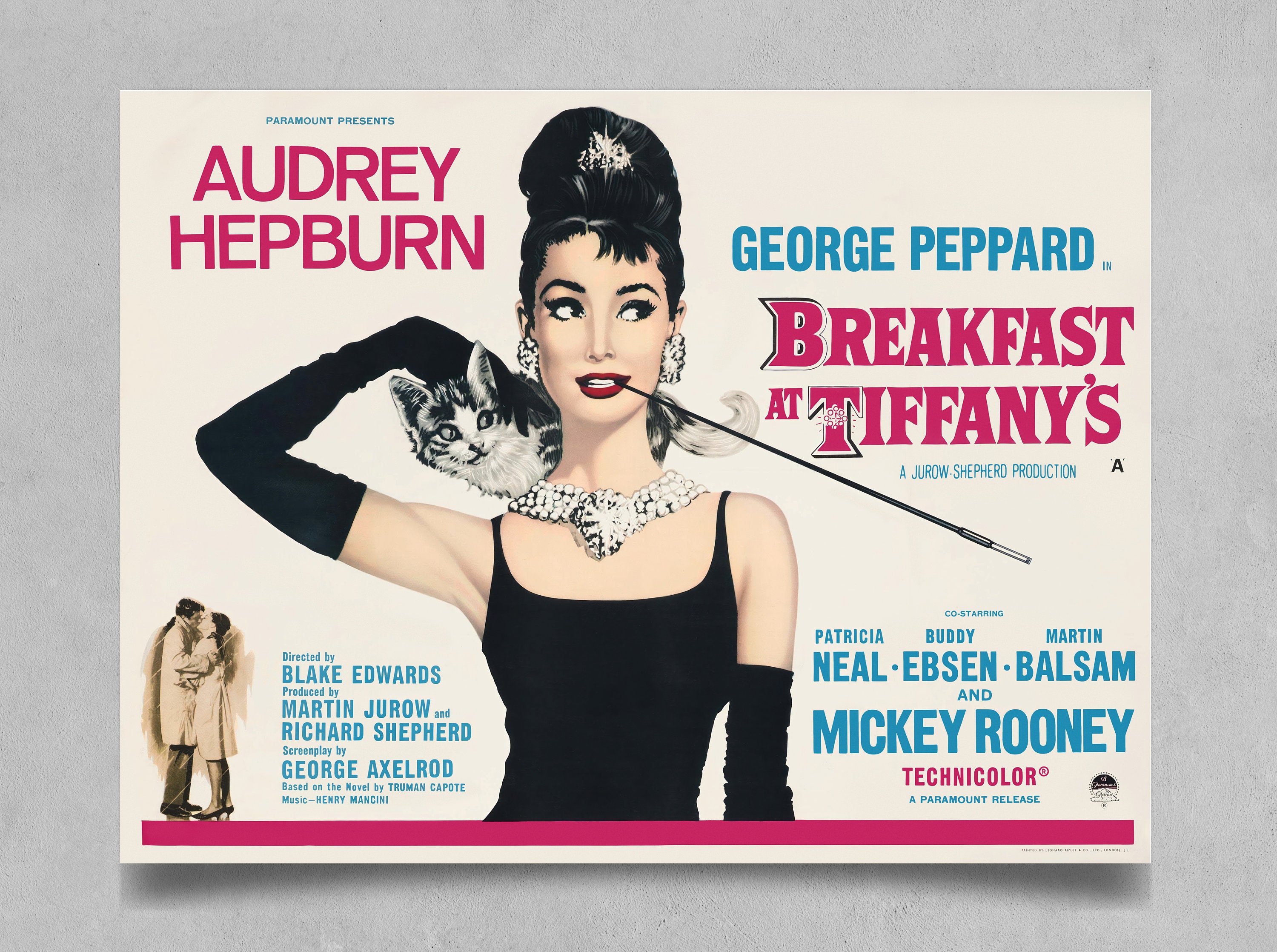 Breakfast at Tiffany's Horizontal Format Poster Reprint - Etsy