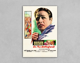 On the Waterfront 1954 Poster Nachdruck