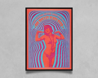 Miller Blues Band Concert Poster: Vintage San Francisco Music Reprint