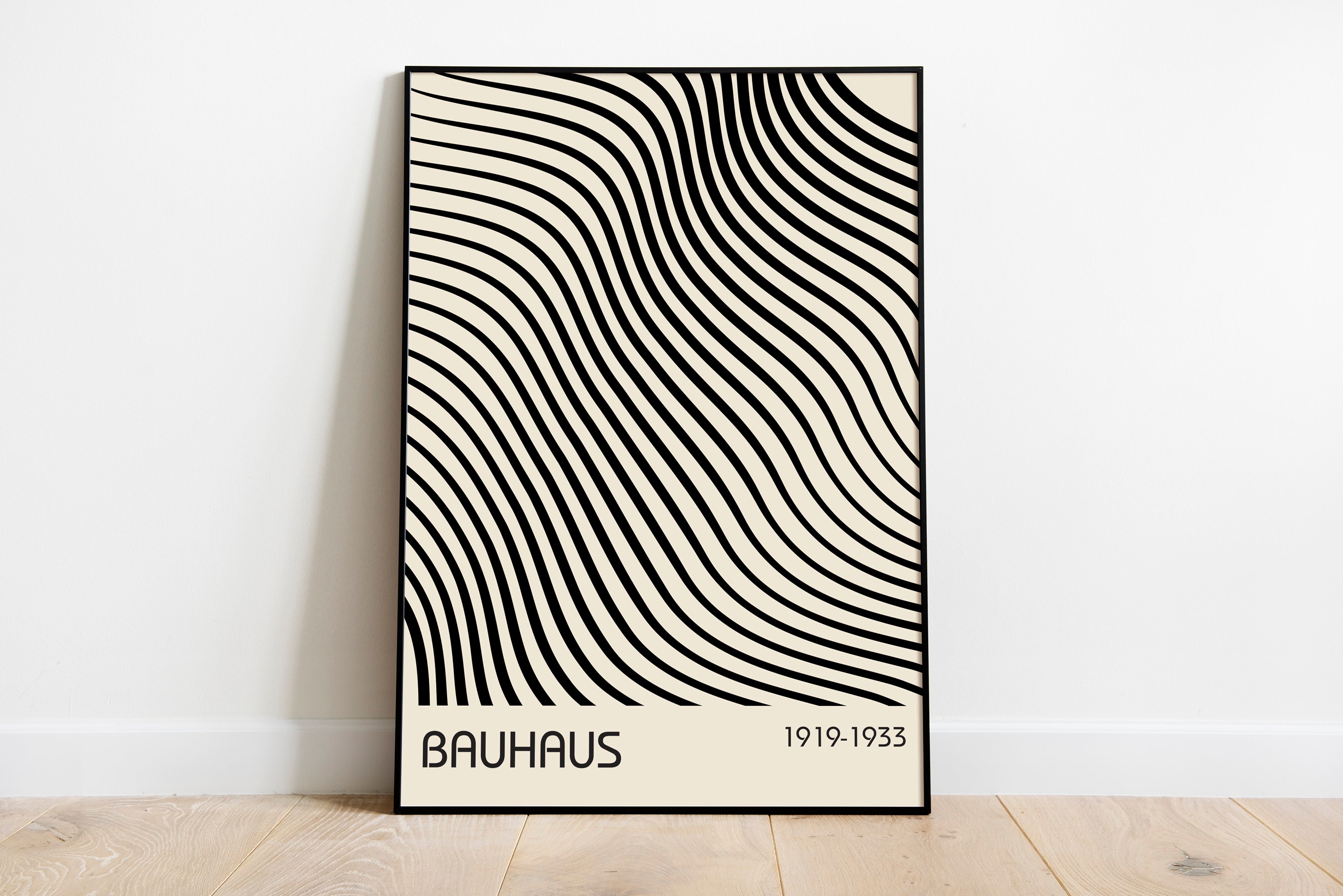 Abstract Bauhaus Art Print: Minimalist Wall Decor (unframed) - Etsy