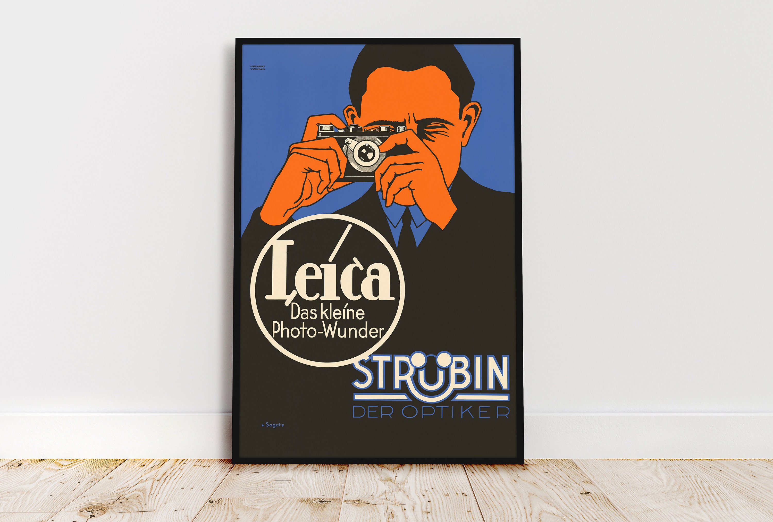 Poster „Heute Rettich Die Welt“ – Witziger Kunstdruck 30x40 Cm, Premium 250 G/m² Papier