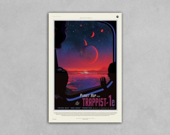 Trappist-1e (NASA) Poster Print