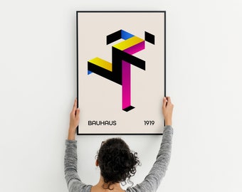 【フレーム付】Running Bauhaus A2 BLACK アートポスター 楽天市場】Retro Bauhaus Vintage Sunset ブラックフレーム