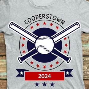 Cooperstown Baseballschläger Bild 2024-Digitale Dateien