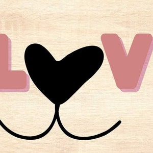Hond neus liefde-SVG & JPG-bestanden