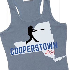 Mapa de béisbol de Cooperstown 2024-Archivos digitales