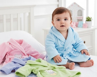 Hooded Kids Bathrobe Sewing Pattern | Ages 1-6 (Digital Download)