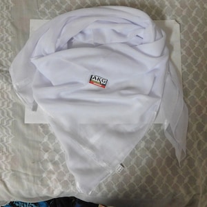 palestinian keffiyeh shemagh scarf, white texture Arabic traditional shemagh with tassels arafat hatta Arab Headscarf, free Palestine gift