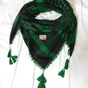palestinian kuffiyah head scarf, palestine keffiyeh shemagh, free Palestine traditional shemagh with tassels arafat hatta Arab Headscarf