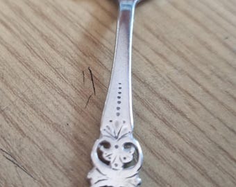 Antique Edwardian sterling silver caddy spoon Sheffield 1901