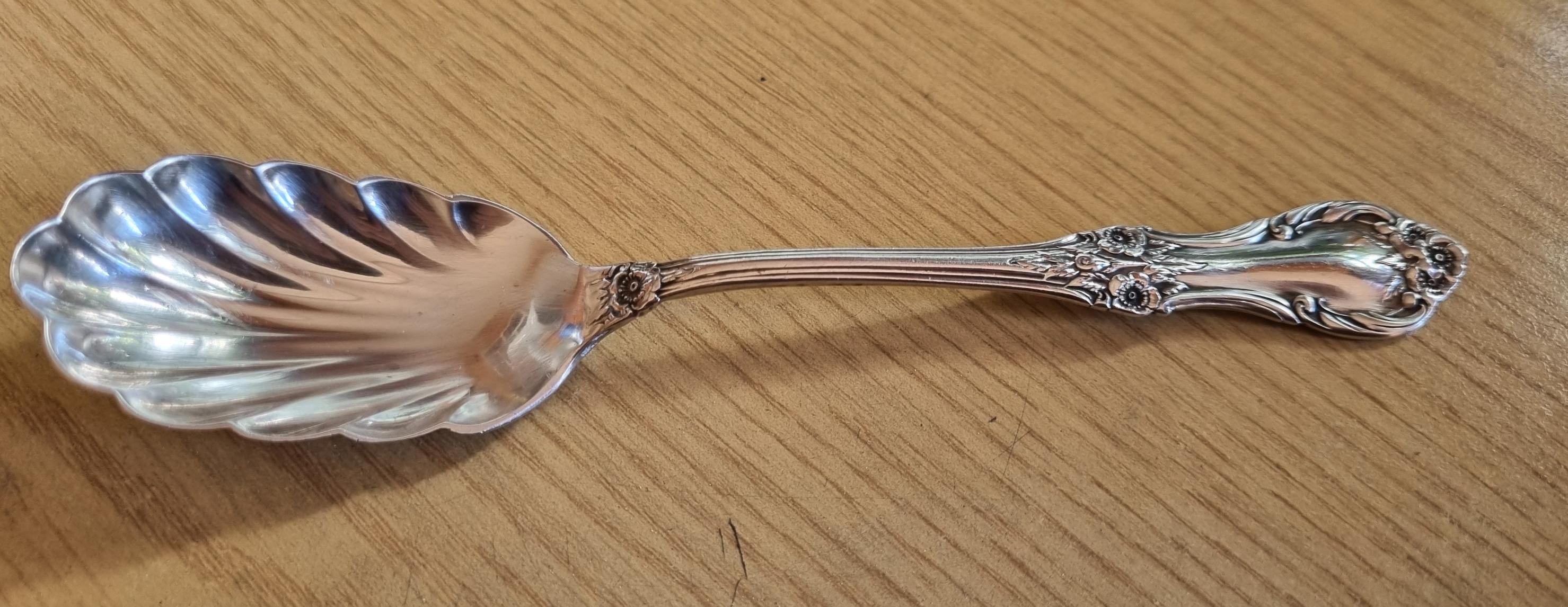 アンティーク スターリングシルバー ジャムスプーン 6インチ - Etsy 日本