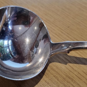 Antique sterling silver sauce ladle London 1838