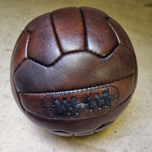 Vintage style all-leather football