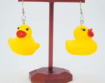 Original Yellow Rubber Ducky Earrings