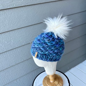 Hand-knit luxury merino wool beanie