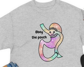 Obey The Pouch T-Shirt: Funny Bariatric Surgery Gift