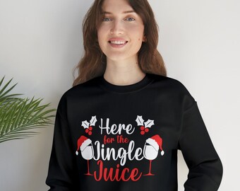 Funny Christmas Drinking Sweatshirt: Jingle Juice Holiday Sweater