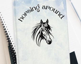 Horsing Around Horse Journal: Equine Sketch Book