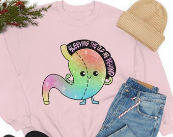 Gastric Sleeve Sweatshirt: Bariatric Surgery Weight Loss Gift