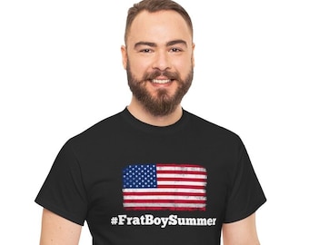 American Flag Frat Boy T-Shirt: Patriotic USA Pride