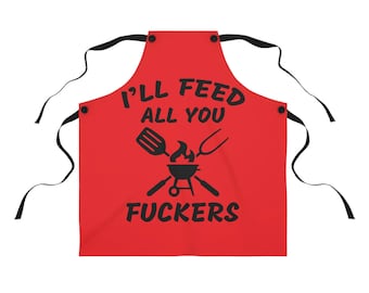 Funny BBQ Grilling Apron, Fathers Day Gift