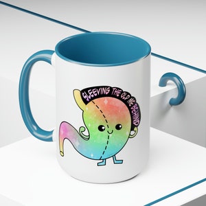 Gastric Sleeve Coffee Mug 15oz, Bariatric Surgery Coffee Mug, Weight Loss Coffee Mug, Bariatric Surgery Gift