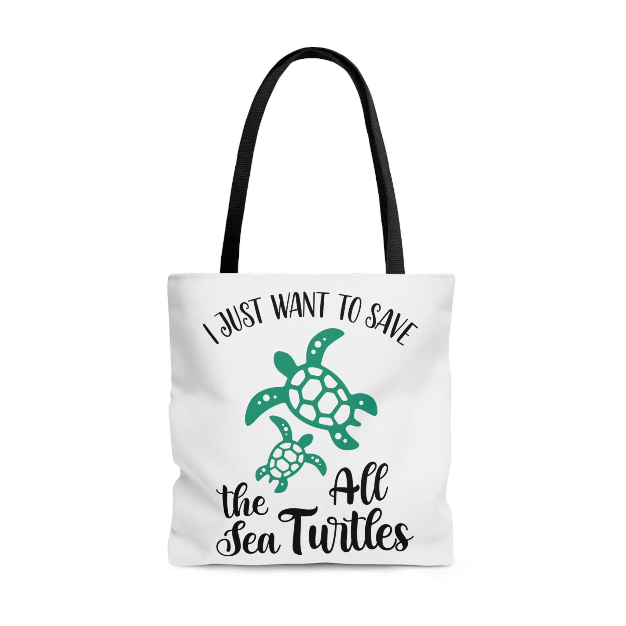 Save the Sea Turtles Tote Bag, Book Bag, Beach Bag AOP Tote Bag, Gift ...