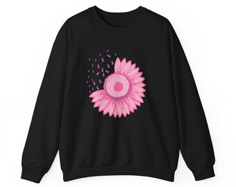 Dandelion Breast Cancer Awareness Sweatshirt: Inspirational Survivor Gift