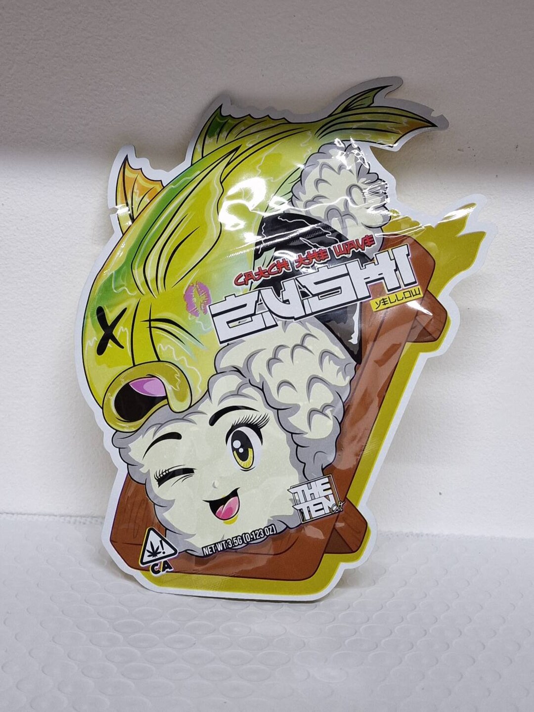 Ten Co Yellow Zushi 3.5 Mylar Bags 50 Bundles Etsy