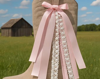 TRENDING Megan Cloud 9-laarsstrikken | Accessoires westernlaarzen | Countryconcert | Rodeo | Vrijgezellenfeest uit Nashville | Linten festivallaars