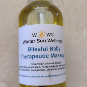 Blissful Baby Therapeutic Massage Oil