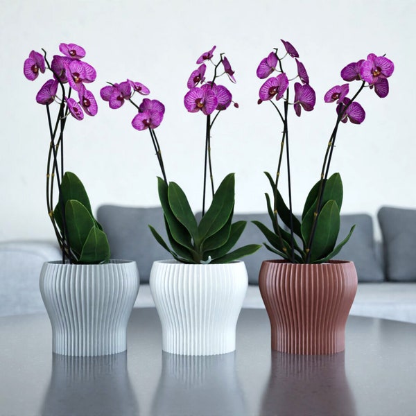 Eco Chic 3D Printed Planters - 3 colors available, Contemporary Home & Garden Decor