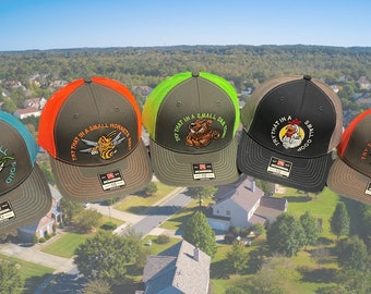 Try "That in a Small Town", Animal and stuff Hat design Boho designs classic cap perfect for work or gifting custom Trucker hat, trucker cap