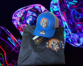 These polo cap sets celebrate the iconic B-52, for those who love military aviation and nose art. This is from B-52H 60-003 New World Order.