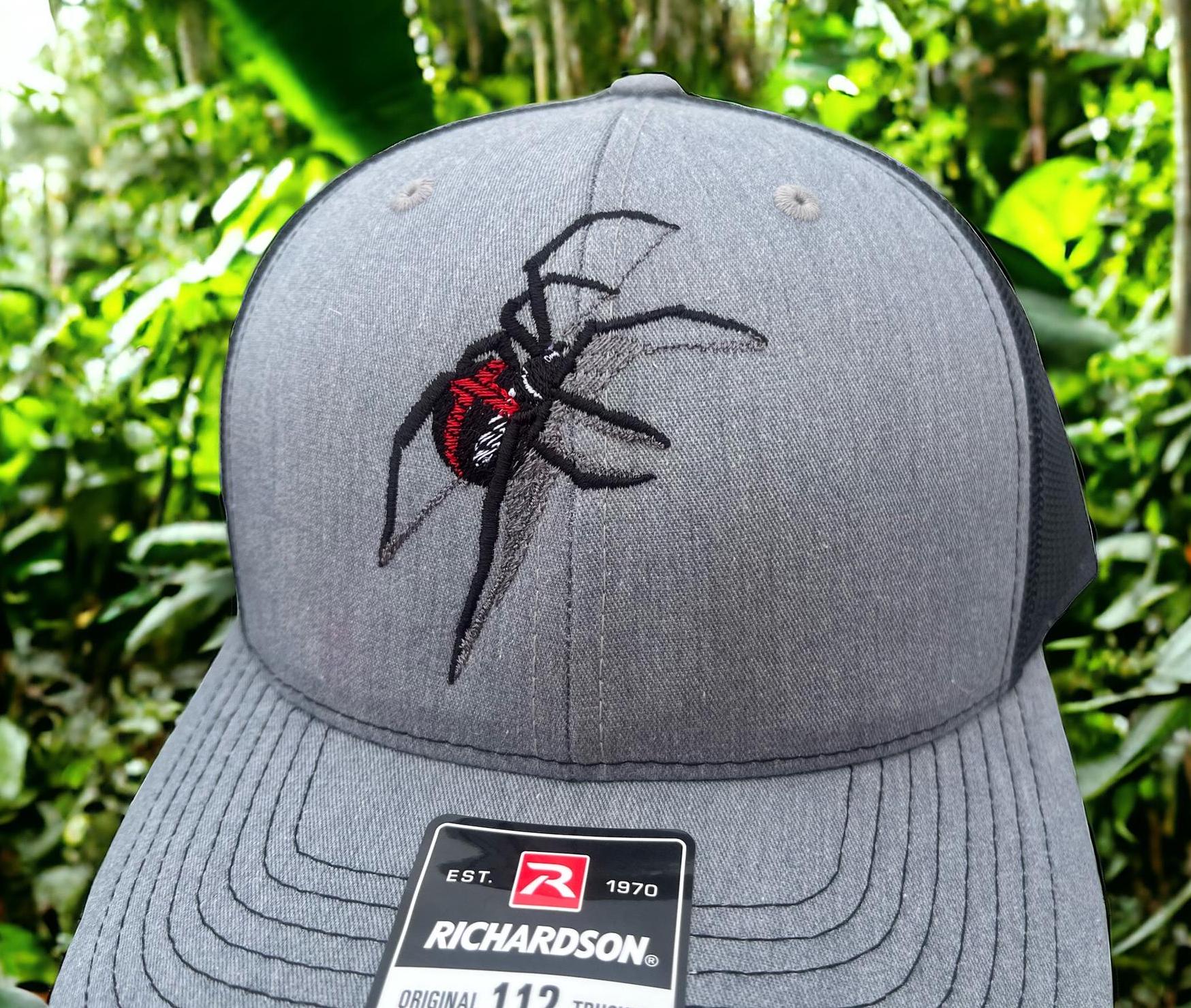 Spider Cap, Black Widow, Tarantula, Jumping, Red, 3D Spider  display picture 3