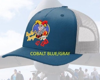 Embroidered B-52 Bomber Cap, BUFF Nose Art Aviation Ball Cap