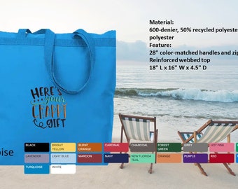 Personalized Canvas Tote Bag, Humorous Gift, Reusable Eco-Friendly