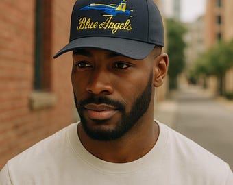 Blue Angels U.S. Navy Richardson 112FP Trucker Cap: Airshow & Veteran Gift