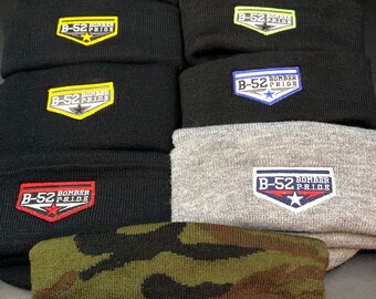 Personalized B-52 Bomber Pride Beanie: 11 Colors
