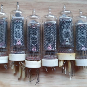 Lot of 6 in-16 Nixie tubes. Tested. zdjęcie 2