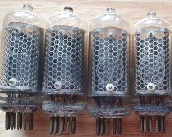 Lot of 4 in 8 Nixie tubes. For Nixie clock. Tested.