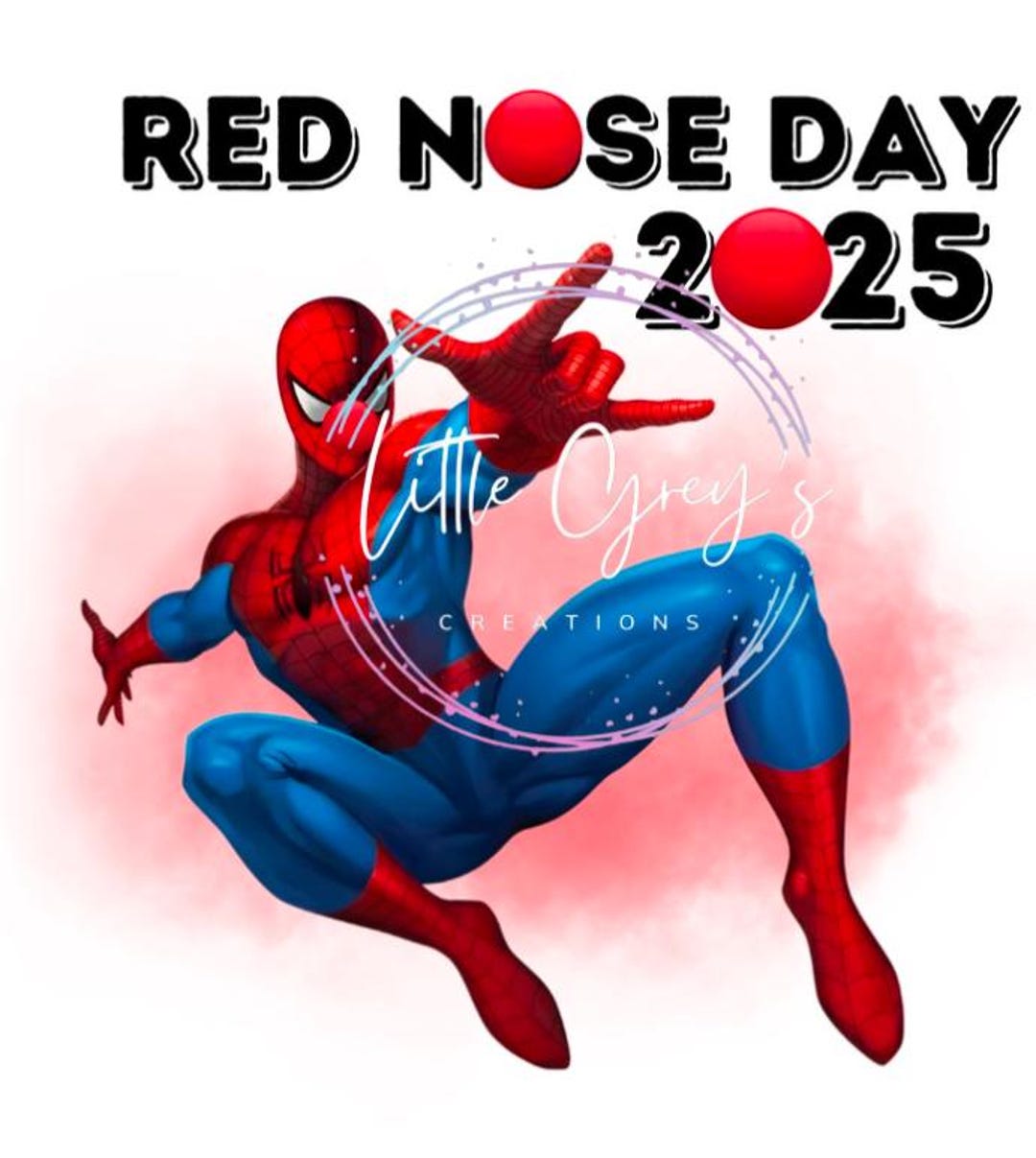 Red Nose- Spider-man Digital Design - Etsy