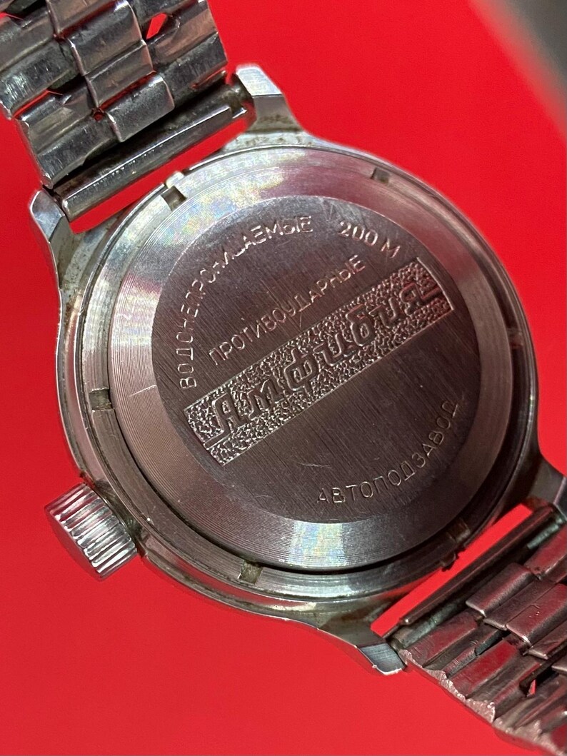 Anfibia Militare Vintage Sovietica Vostok 2416b Ammiraglio - Foto 13