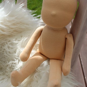 Waldorf doll body,blank doll,puppe , poupée , muneca, bambola, ,textile, organic, cloth, handmade, waldorf dolls, steiner puppe image 3