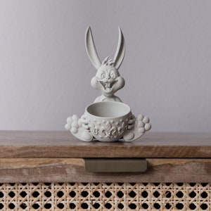 Easter Bunny Decorations - Adorable Bunny Figurine for Home Decor