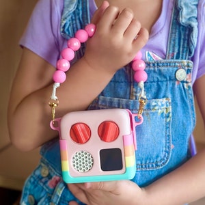 Étui compatible Yoto Mini avec connecteur en plastique pour bandoulière